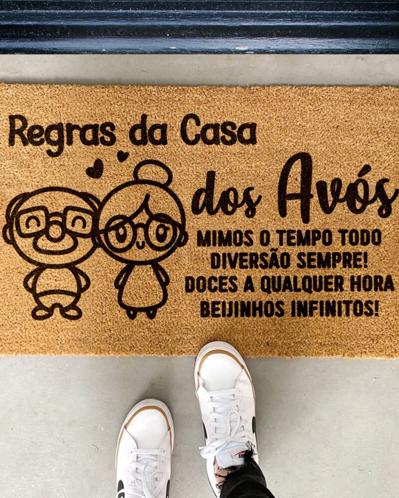 Tapete Regras da Casa dos Avós