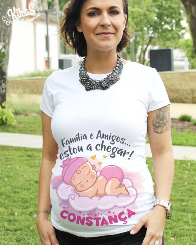 T-Shirt Grávida - A Chegar - Image 2