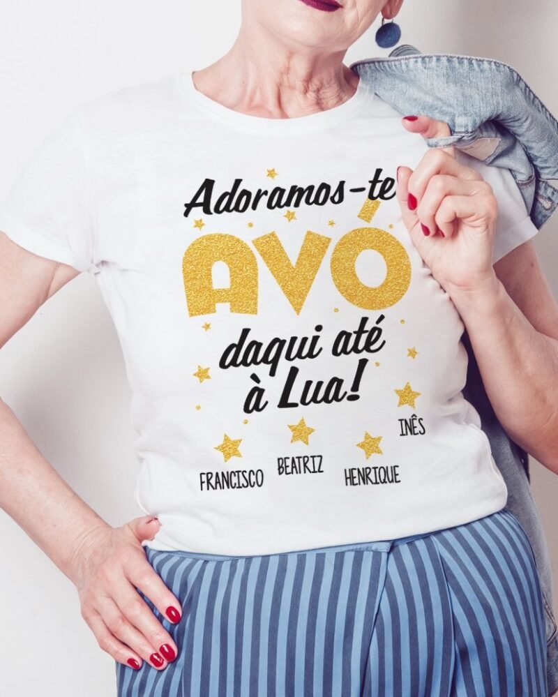 T-Shirt Adoramos-te Avó - Image 2