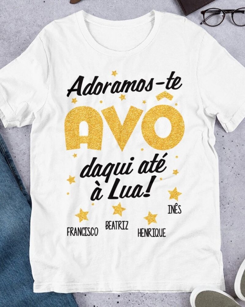 T-Shirt Adoramos-te Avó