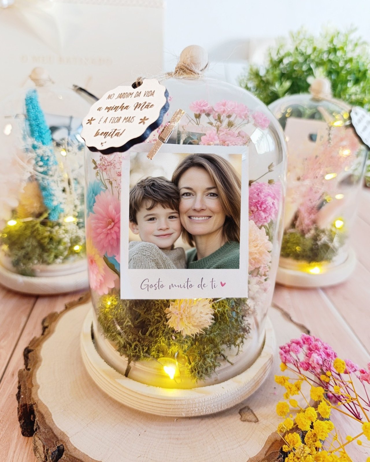 Campânula com Foto Campânula com Foto