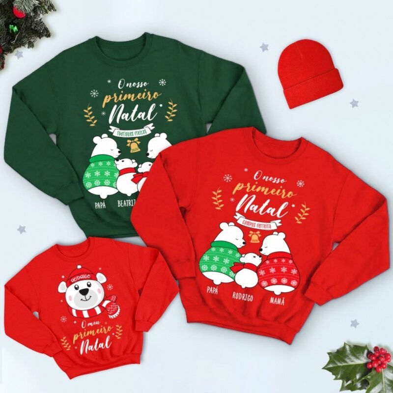 Camisola de Natal Família Ursinhos - Image 4