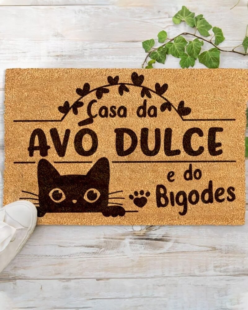 Tapete Avó e Gatinho