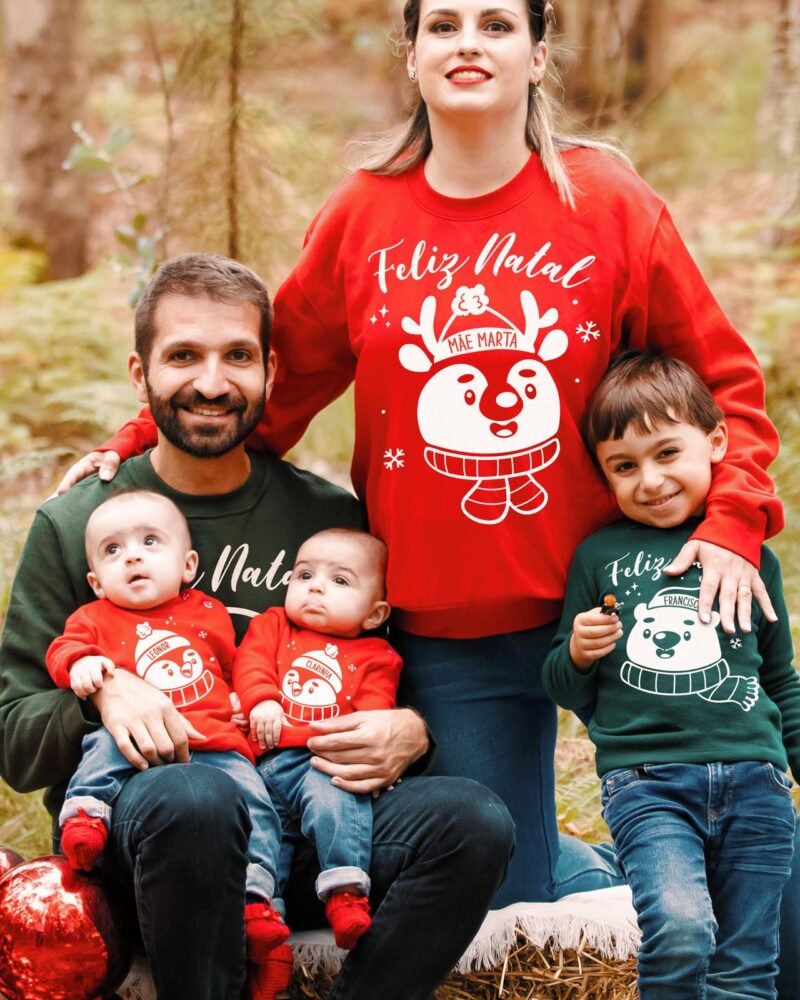 Camisola de Natal Bonequinhos