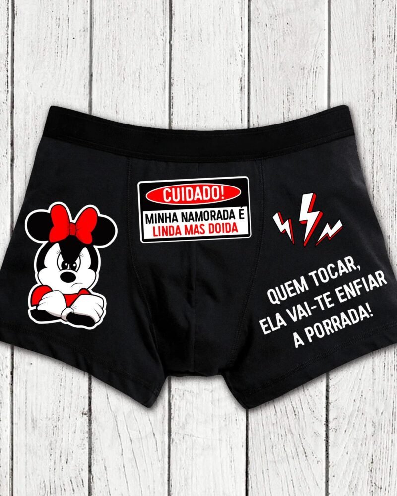 Boxers Personalizados Linda mas Doida