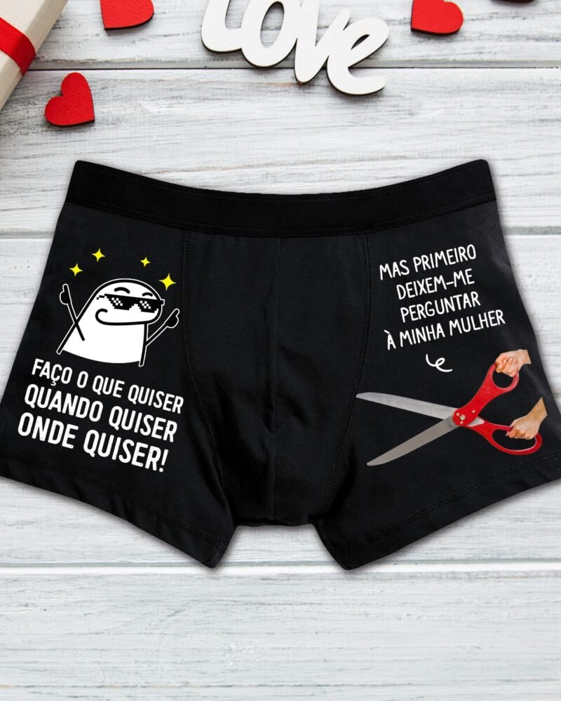 Boxers Personalizados Perguntar Mulher