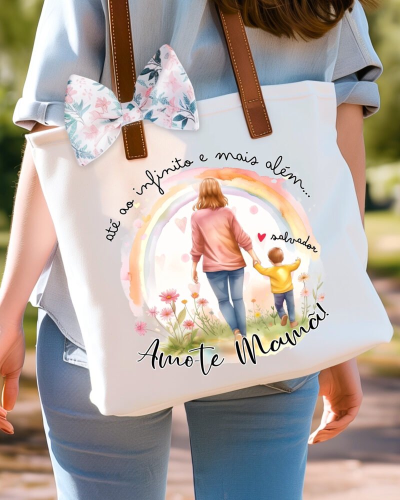 Sacolas Tote bags Melhor Mãe - Image 5