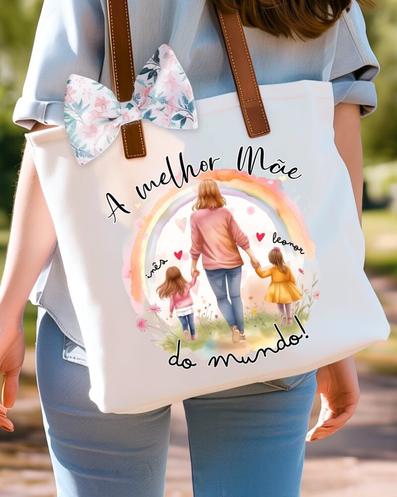 Sacolas Tote bags Melhor Mãe - Image 4