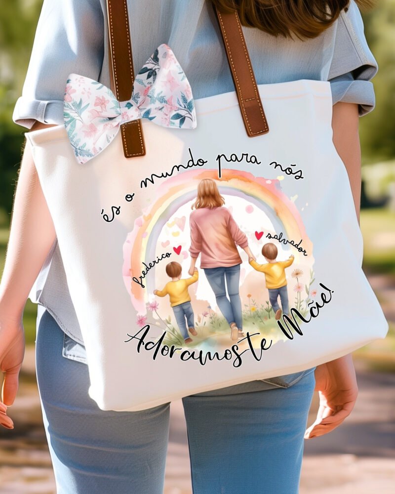 Sacolas Tote bags Melhor Mãe - Image 3