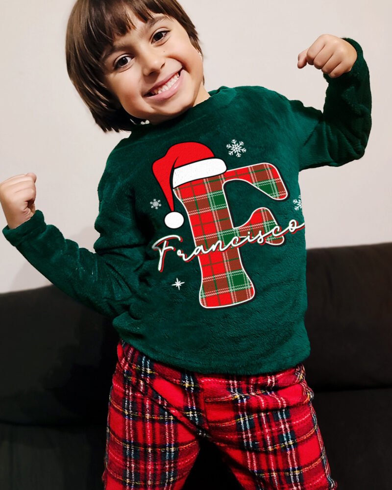 Pijama Coral Personalizado