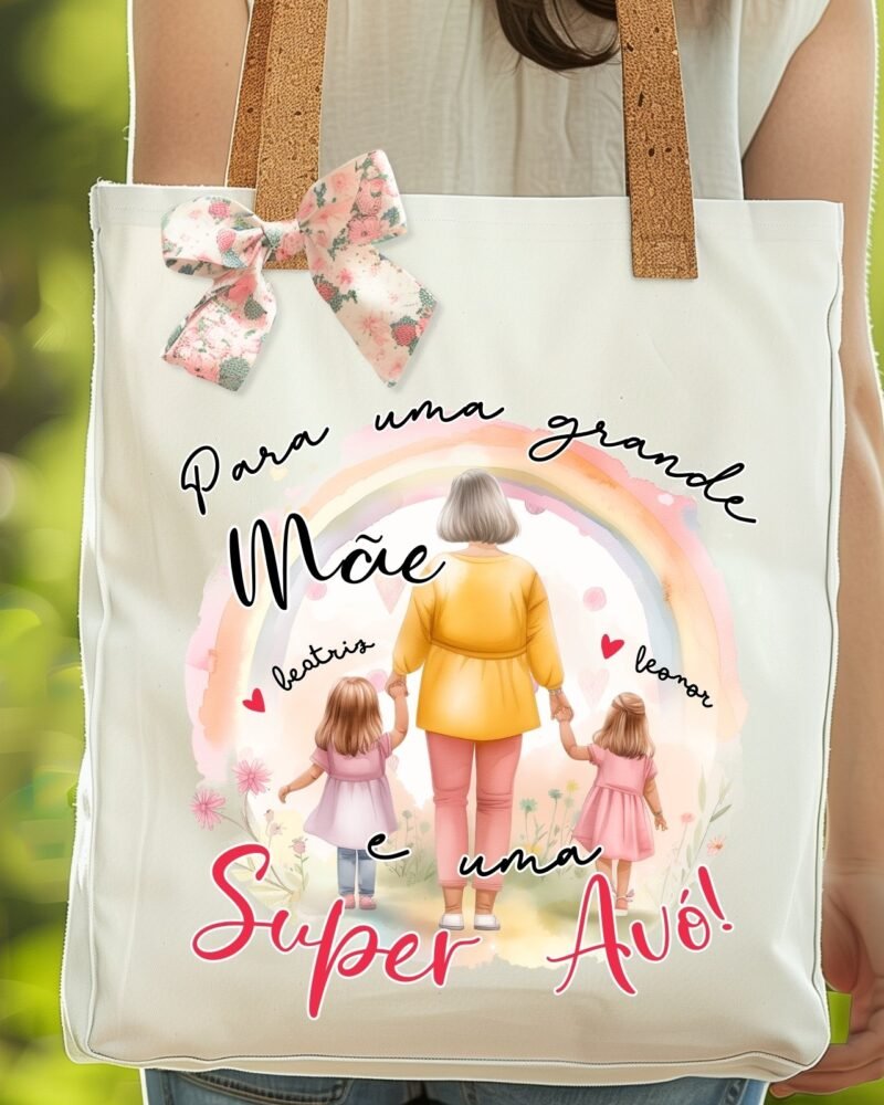 Sacolas Tote bags Avó Ilustração
