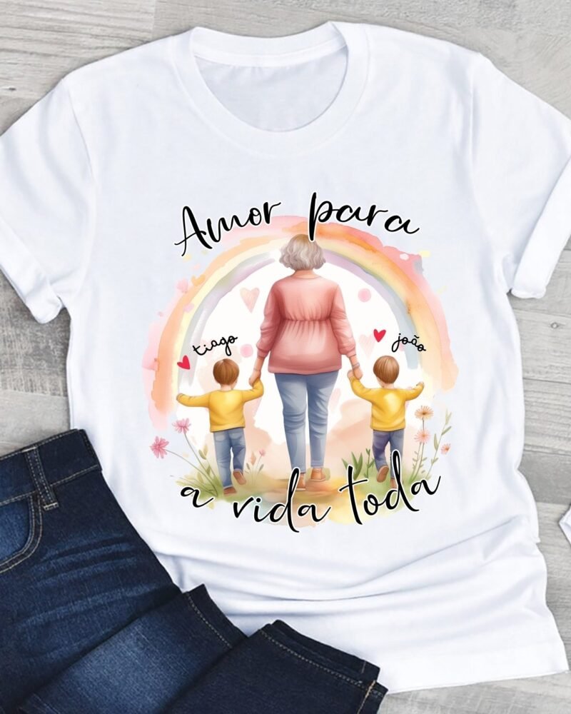 T-Shirt Aguarela Avó