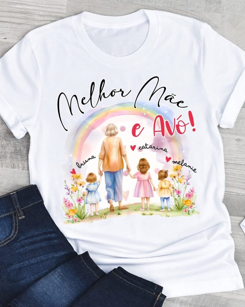T-Shirt Aguarela Avó