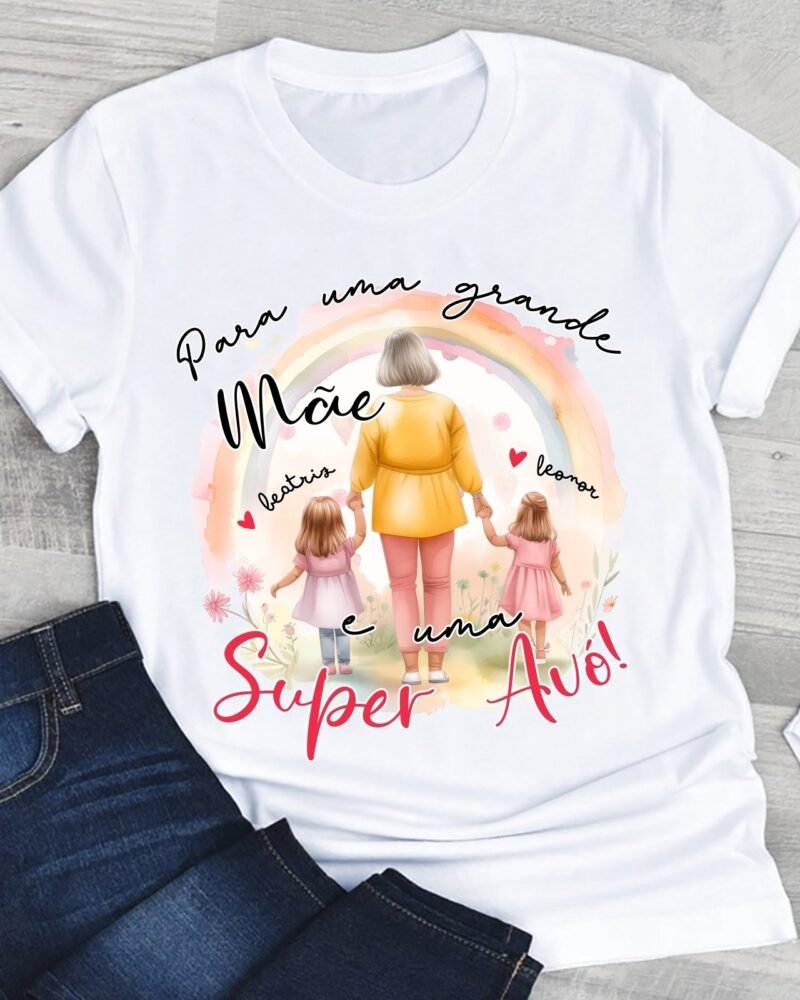 T-Shirt Aguarela Avó