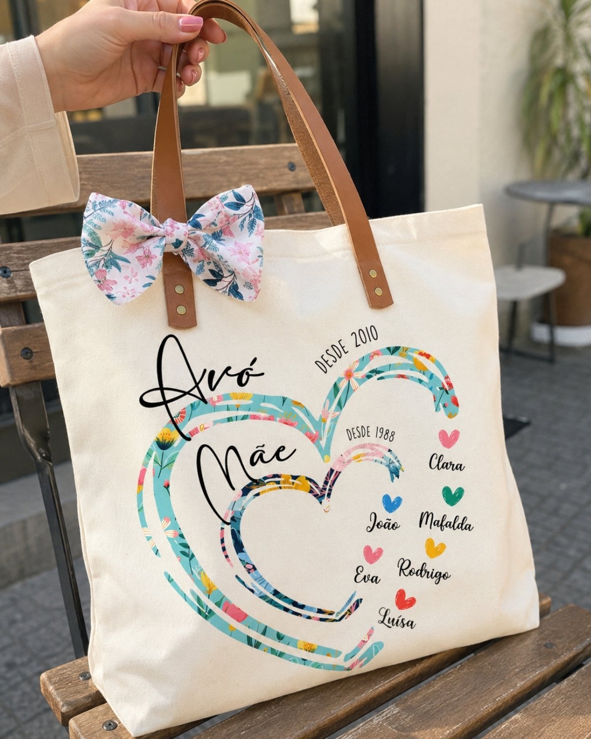 Sacolas Tote bags Mãe e Avó Sacolas Tote bags Mãe e Avó