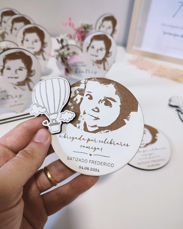 Lembranças Batizado com Foto - Prendas Personalizadas