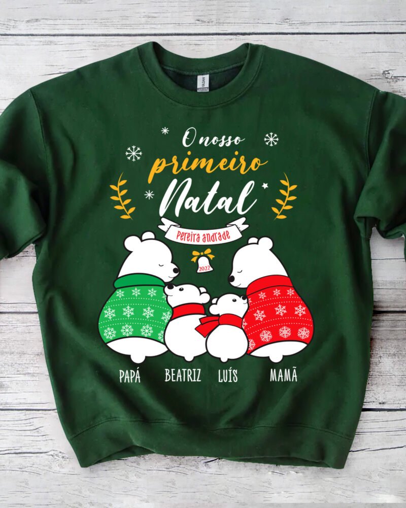 Camisola de Natal Família Ursinhos - Image 6