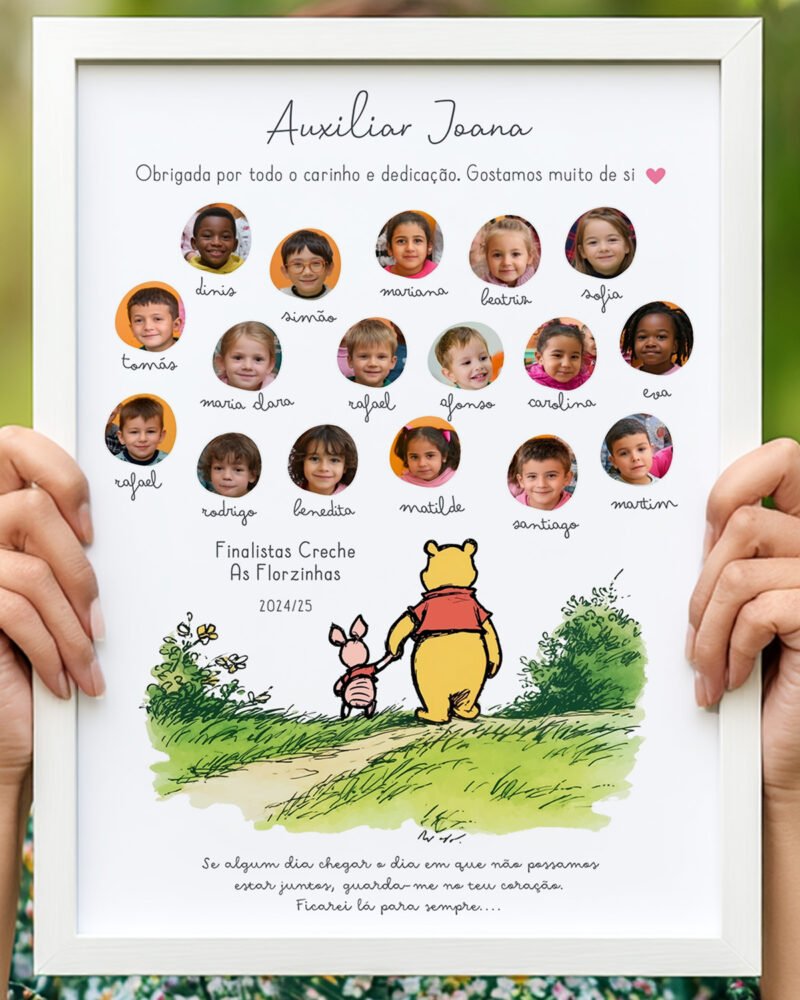 Moldura Ursinho Pooh