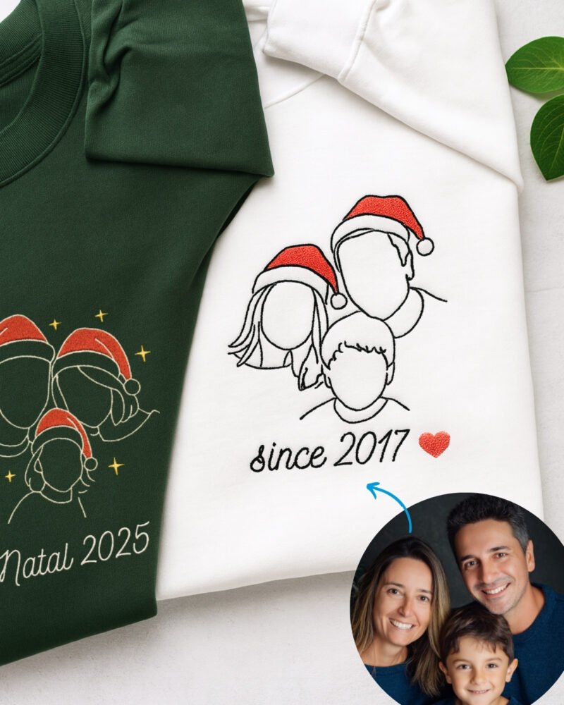 Camisola Natal Bordada