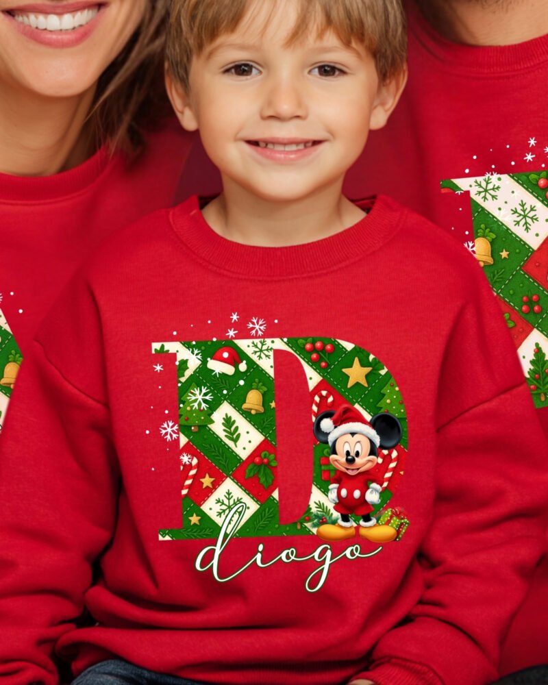 Camisola de Natal Letra Natal
