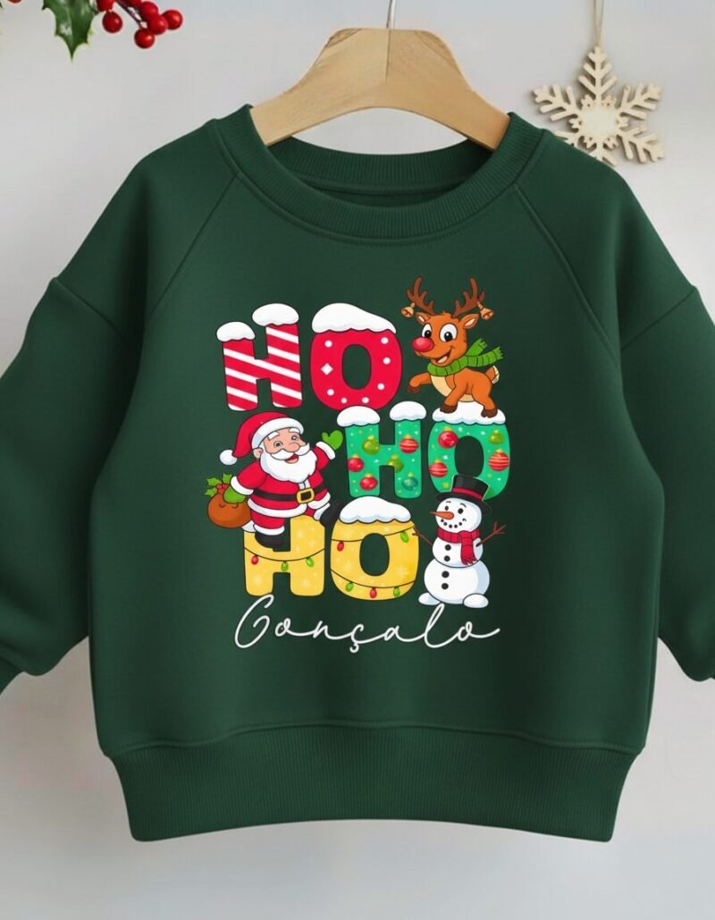 Camisola de Natal Ho Ho Ho colorida - Image 2