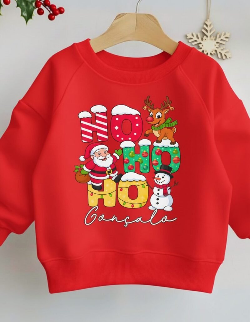 Camisola de Natal Ho Ho Ho colorida - Image 4