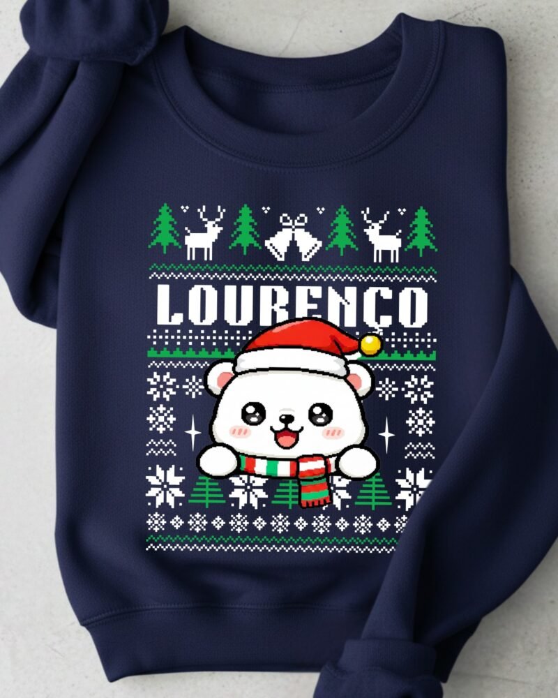Camisola de Natal Ursinho Polar Xmas