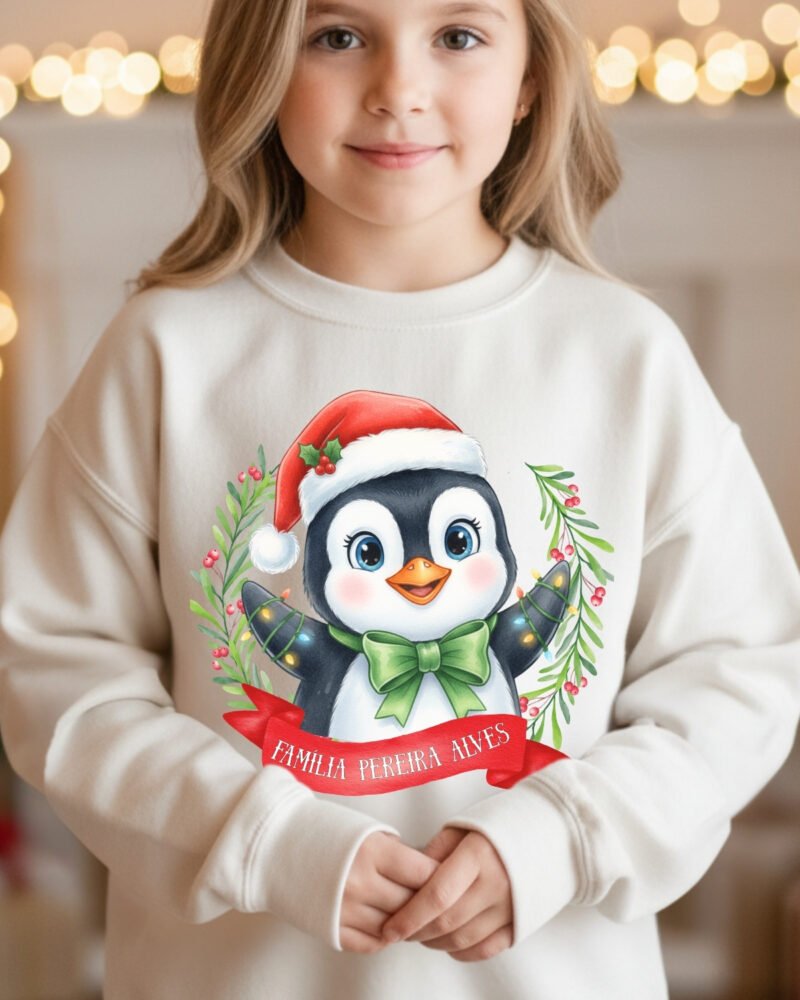 Camisola de Natal Bonequinhos Aguarela - Image 6