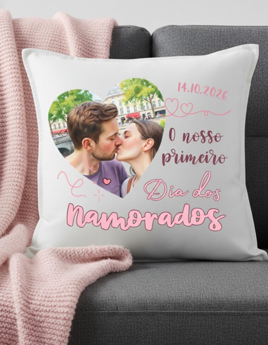 Almofada Namorados Colorida Almofada Namorados Colorida