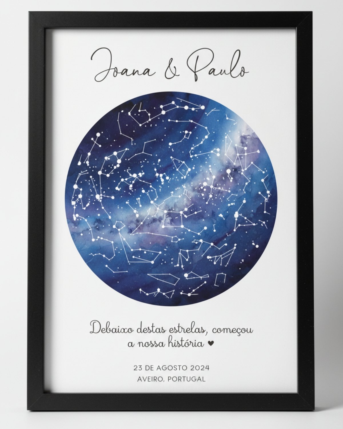 Moldura Mapa das Estrelas Casal Moldura Mapa das Estrelas Casal - Image 3