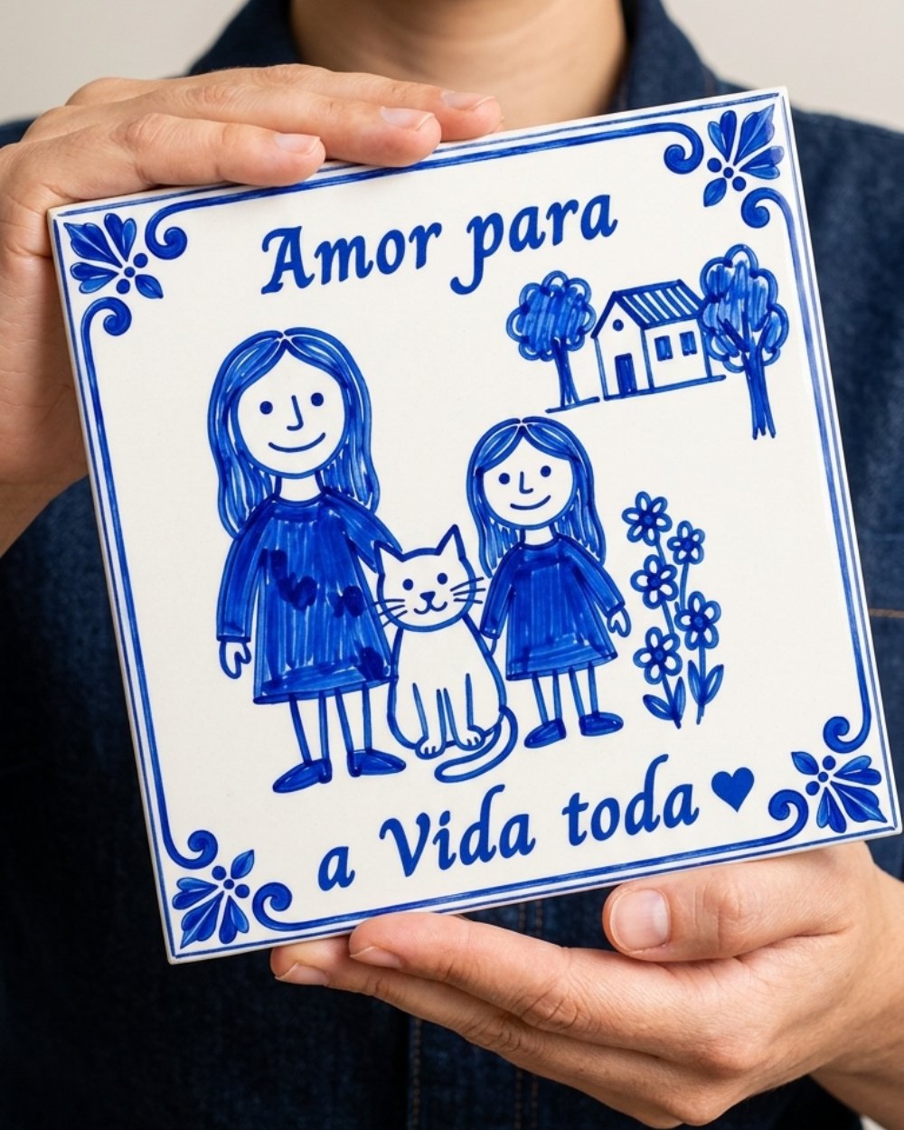 Azulejo pintura portuguesa Família Azulejo pintura portuguesa Família - Image 3