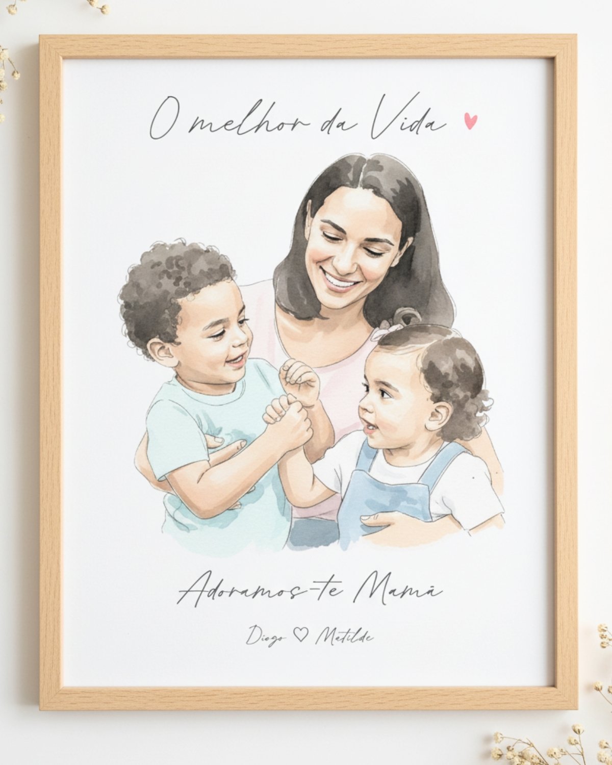 Moldura Foto Aguarela Moldura Foto Aguarela - Image 2