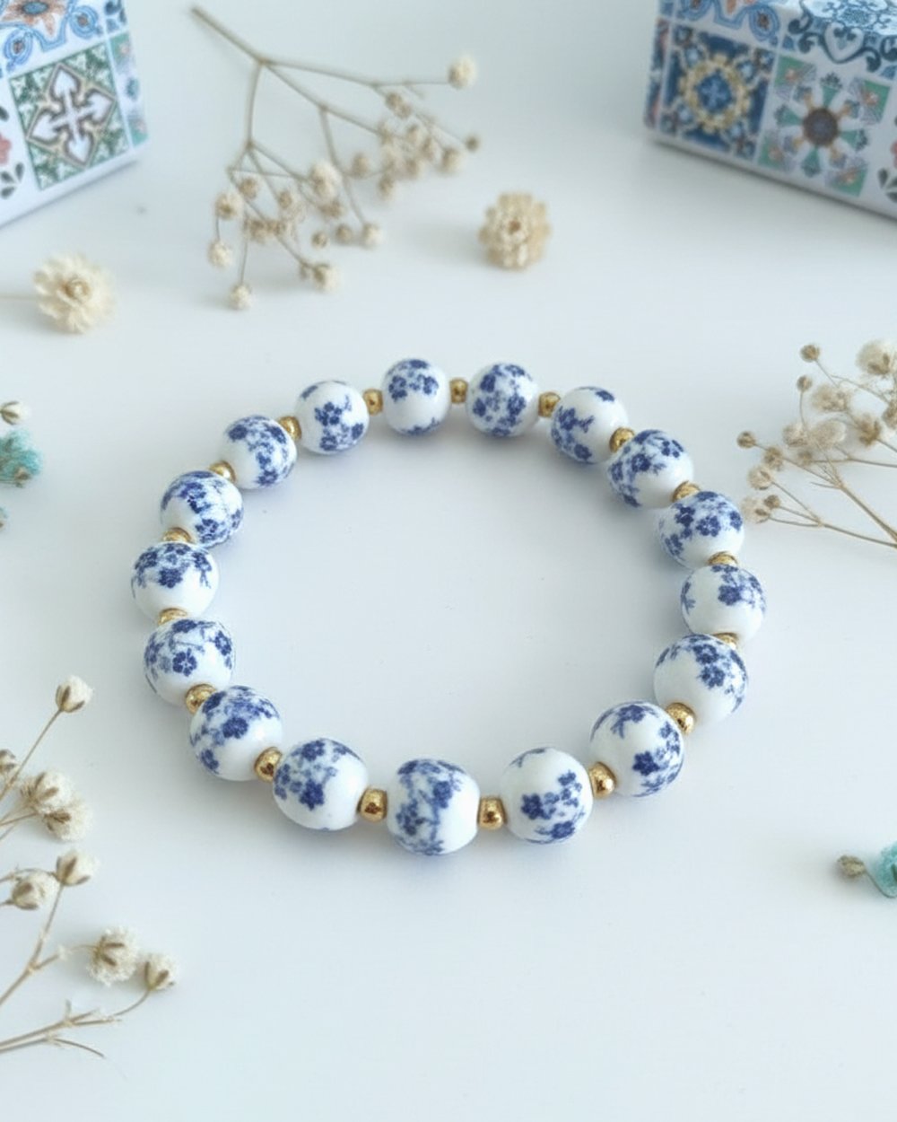 Conjunto Jóias em aço e cerâmica portuguesa Conjunto Jóias em aço e cerâmica portuguesa - Image 4