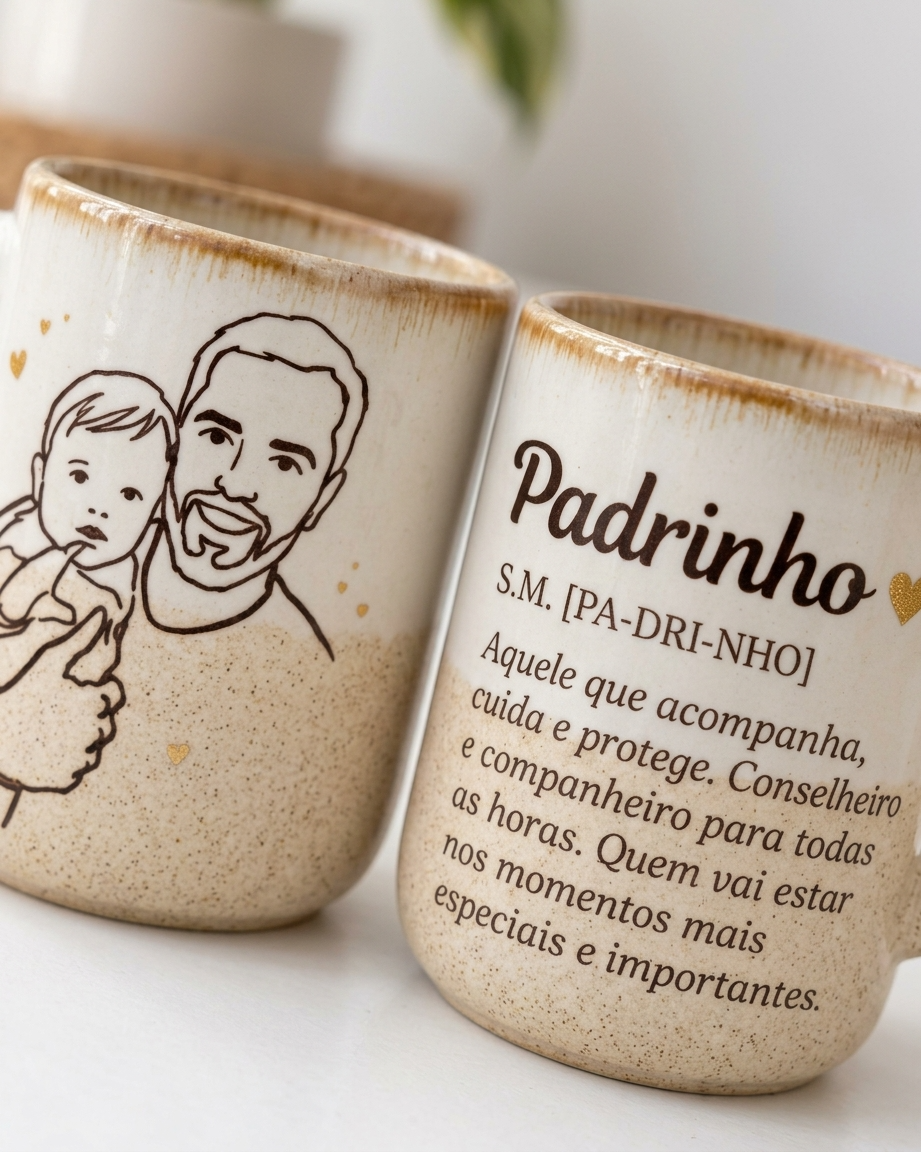 Chavenas de Café porcelana com ilustração Chavenas de Café porcelana com ilustração - Image 5