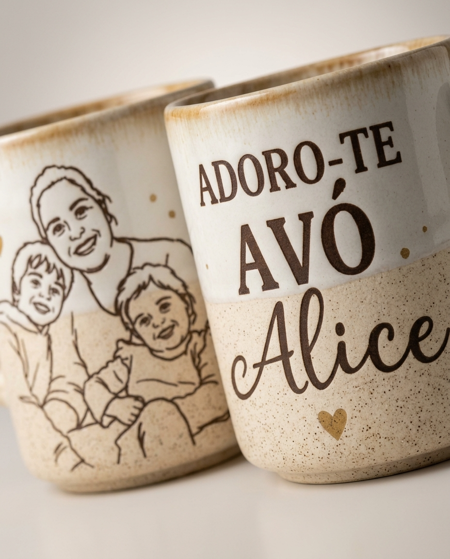 Chavenas de Café porcelana com ilustração Chavenas de Café porcelana com ilustração - Image 8