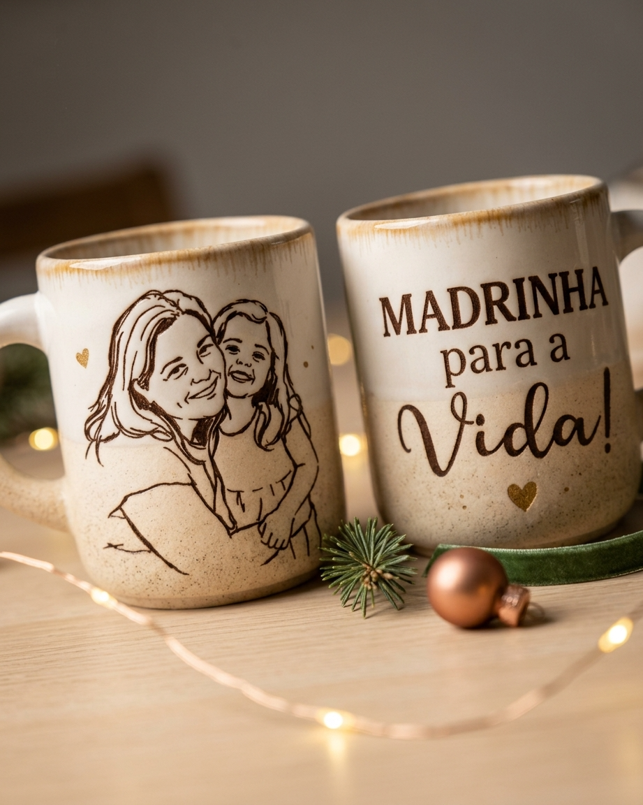 Chavenas de Café porcelana com ilustração Chavenas de Café porcelana com ilustração - Image 2